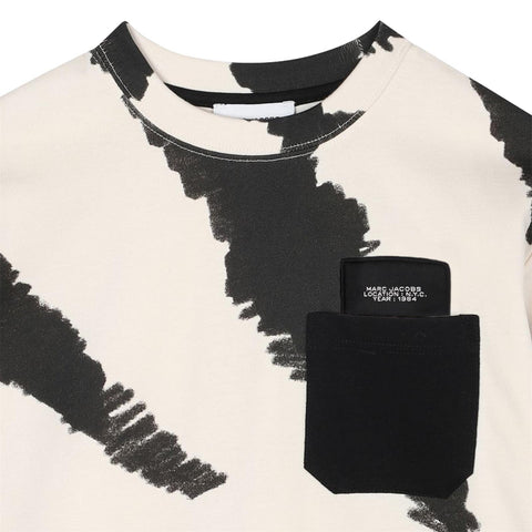 Marc Jacobs Boys White Tiger Print T-Shirt
