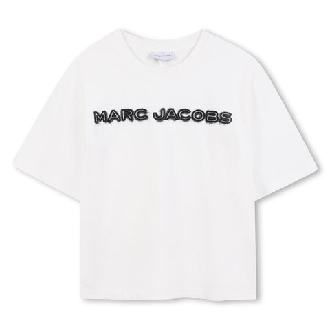 Marc Jacobs Boys White Logo T-Shirt