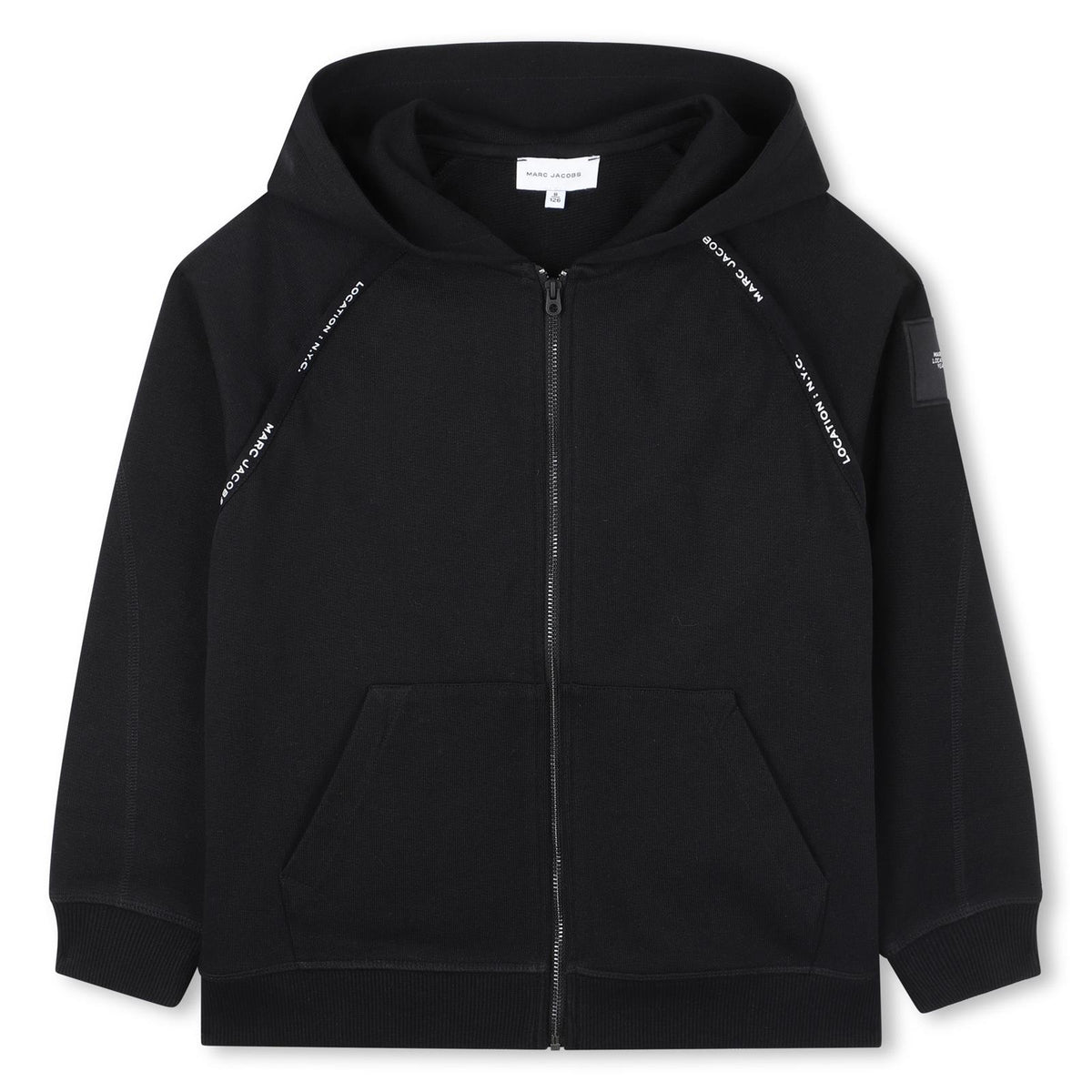 Marc Jacobs Boys Black Zip Up Hoody