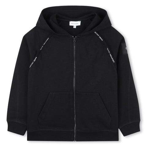 Marc Jacobs Boys Black Zip Up Hoody