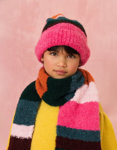 Oilily Girls Bright Rose Aafke Hat