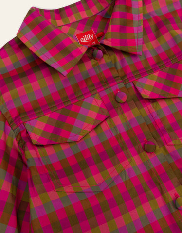 Oilily Girls Green Moss Barony Blouse