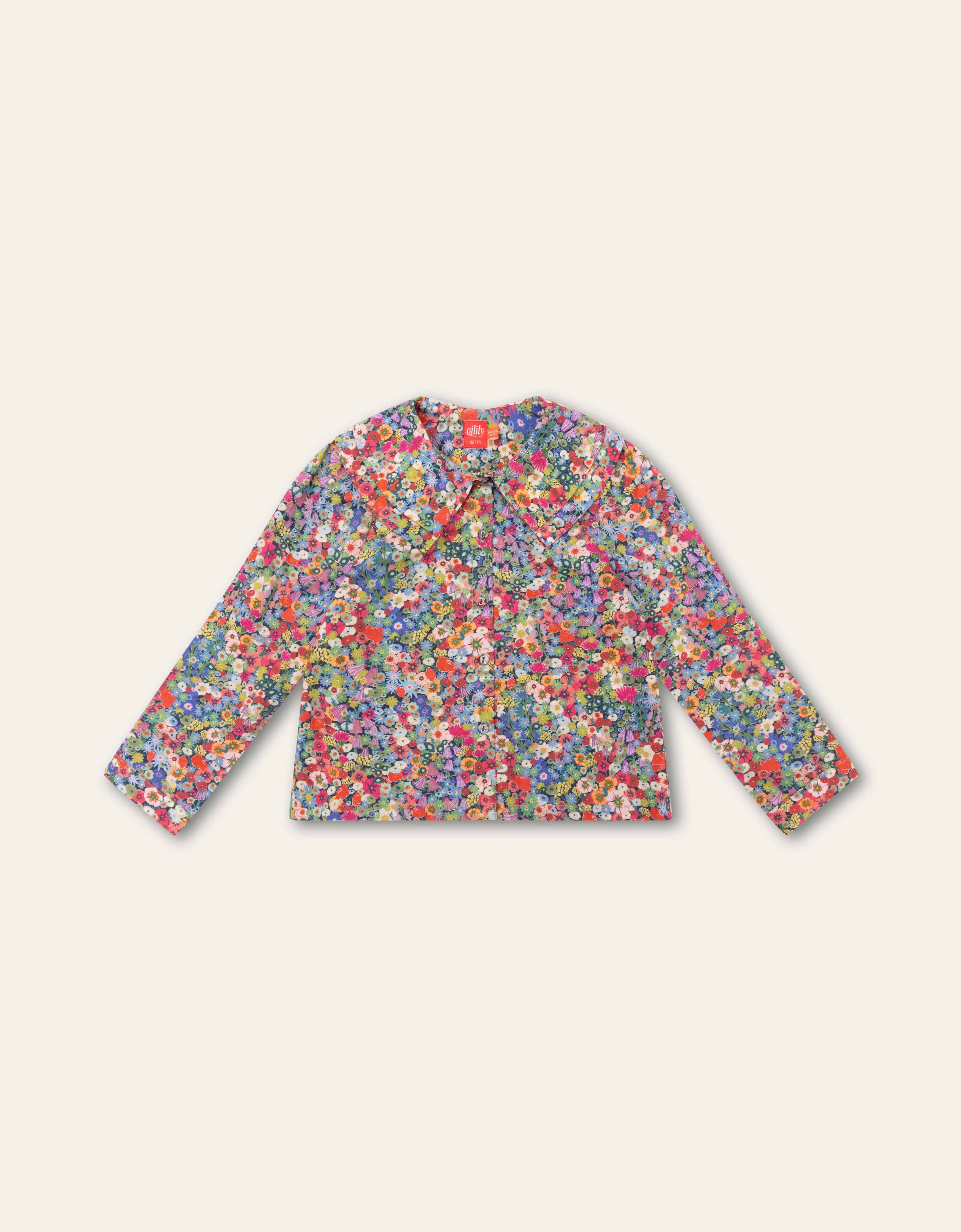 Oilily Girls Patriot Blue Blaire Blouse