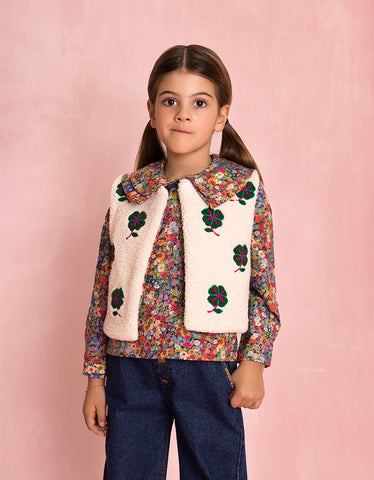 Oilily Girls Patriot Blue Blaire Blouse