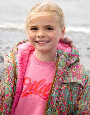 Girls Tapenade Chai Coat