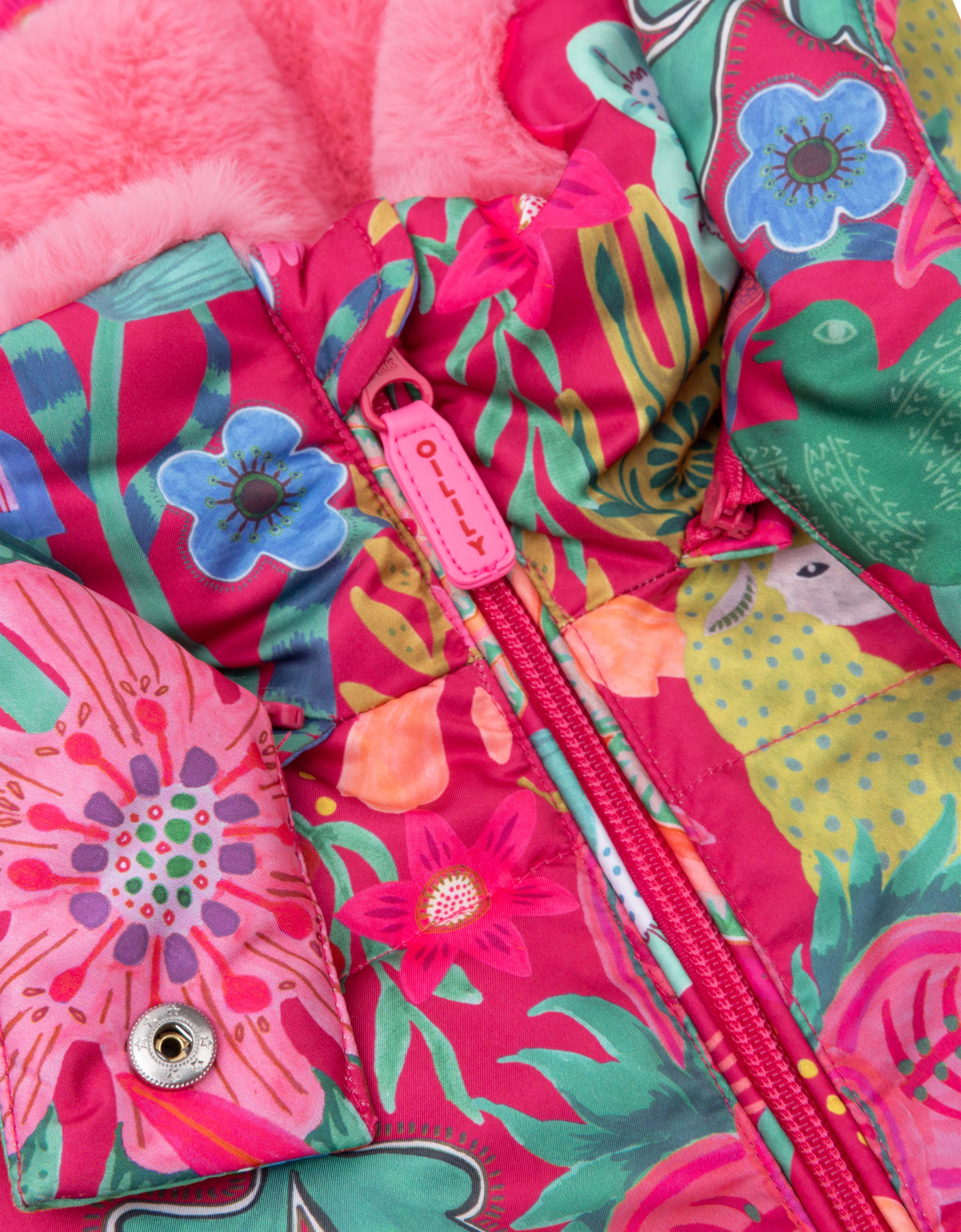 Oilily Girls Bright Rose Coorie Coat