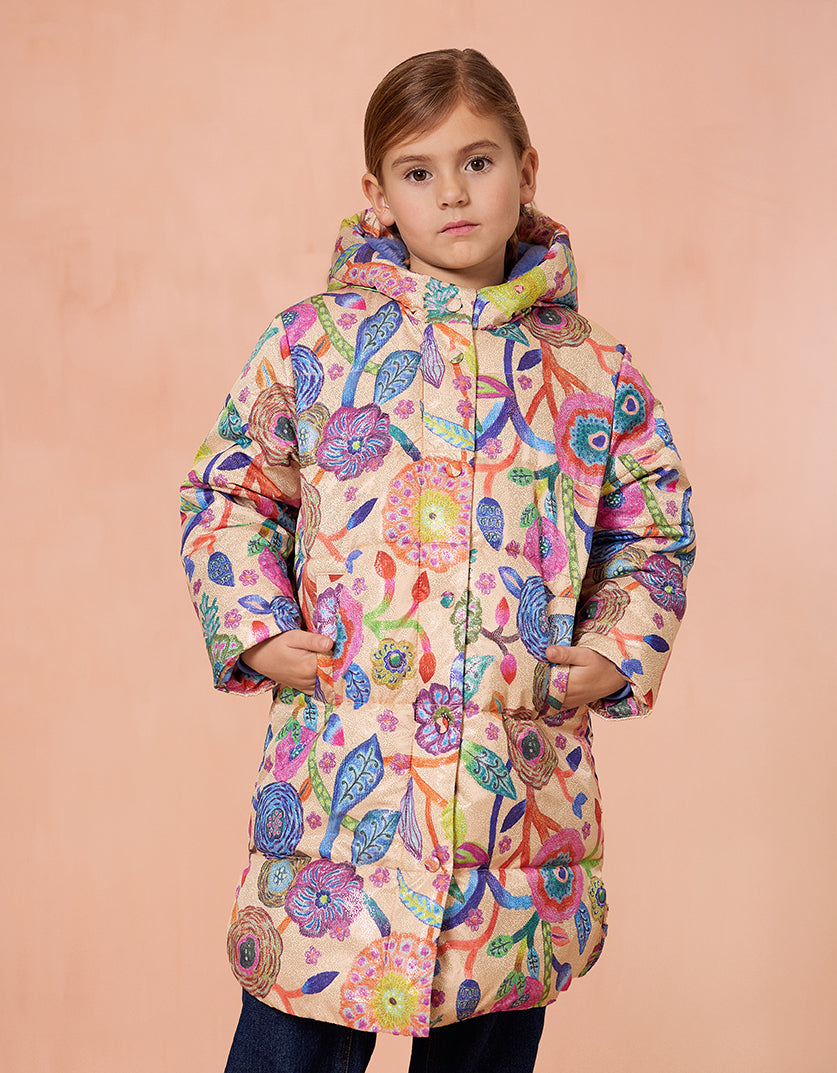 Oilily Girls Wheat Crown Coat