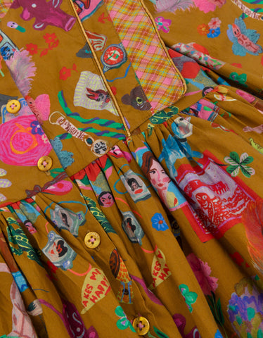 Oilily Girls Bistre Davidia Dress