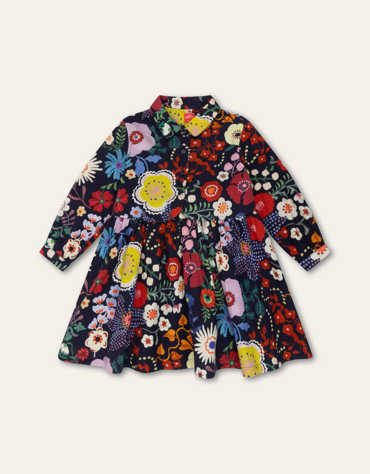 Oilily Girls Patriot Blue Delphia Dress
