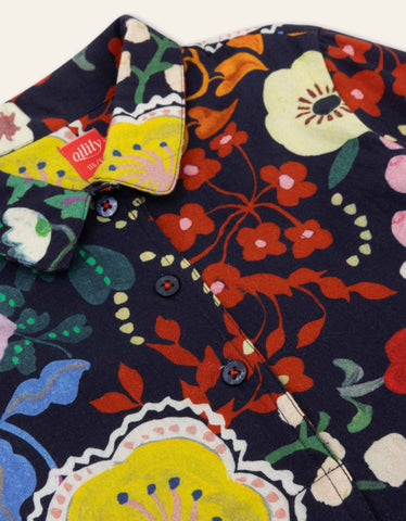 Oilily Girls Patriot Blue Delphia Dress