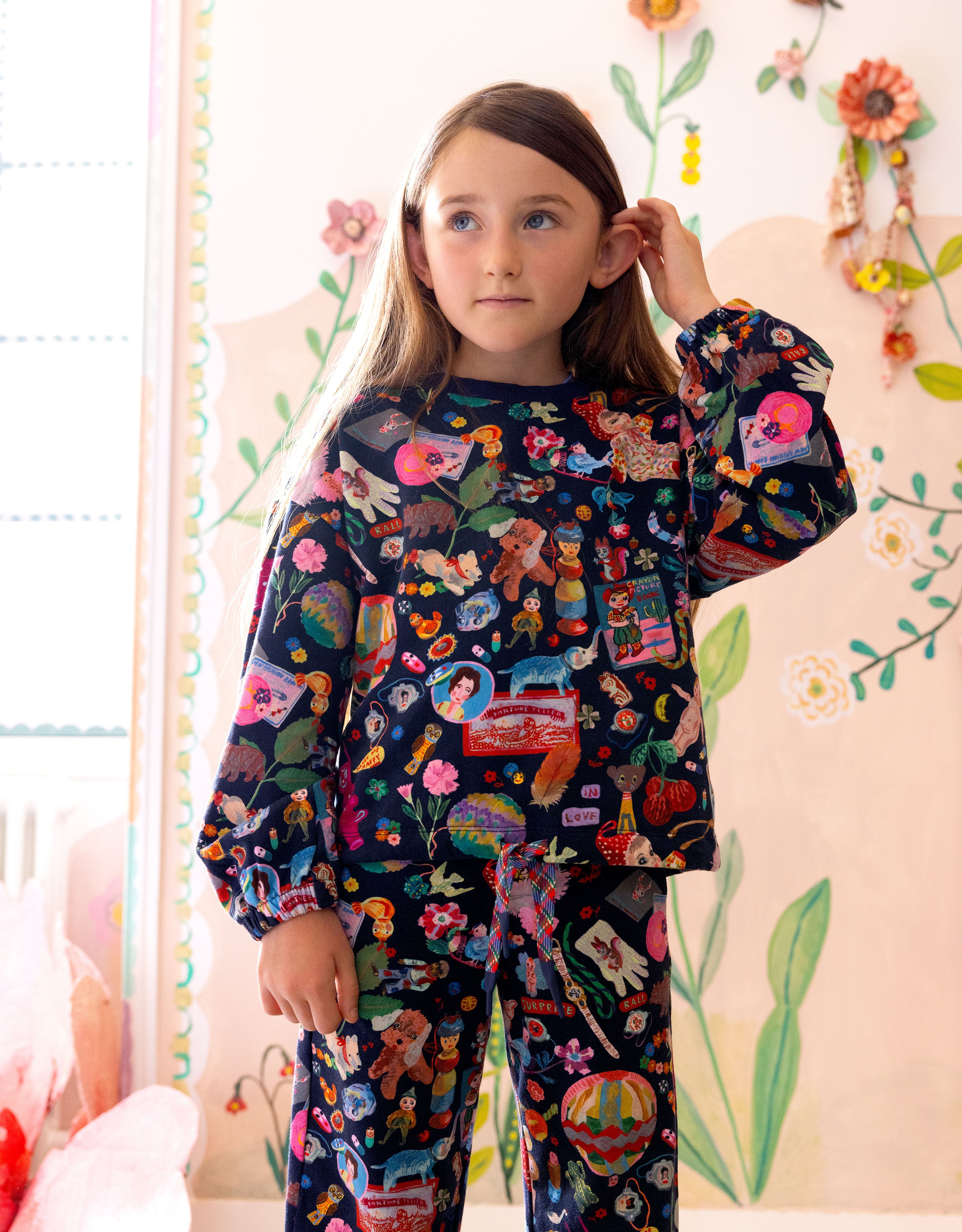 Oilily Girls Patriot Blue Hexima Tracksuit
