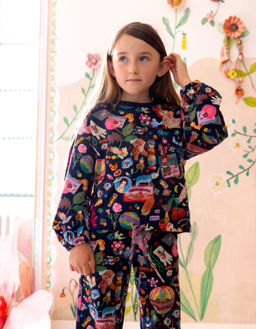 Oilily Girls Patriot Blue Hexima Tracksuit