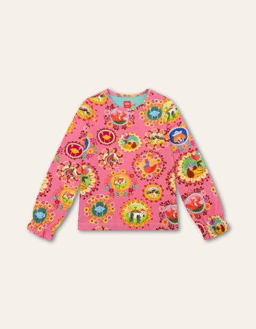 Oilily Girls Chateau Rose Tate T-Shirt