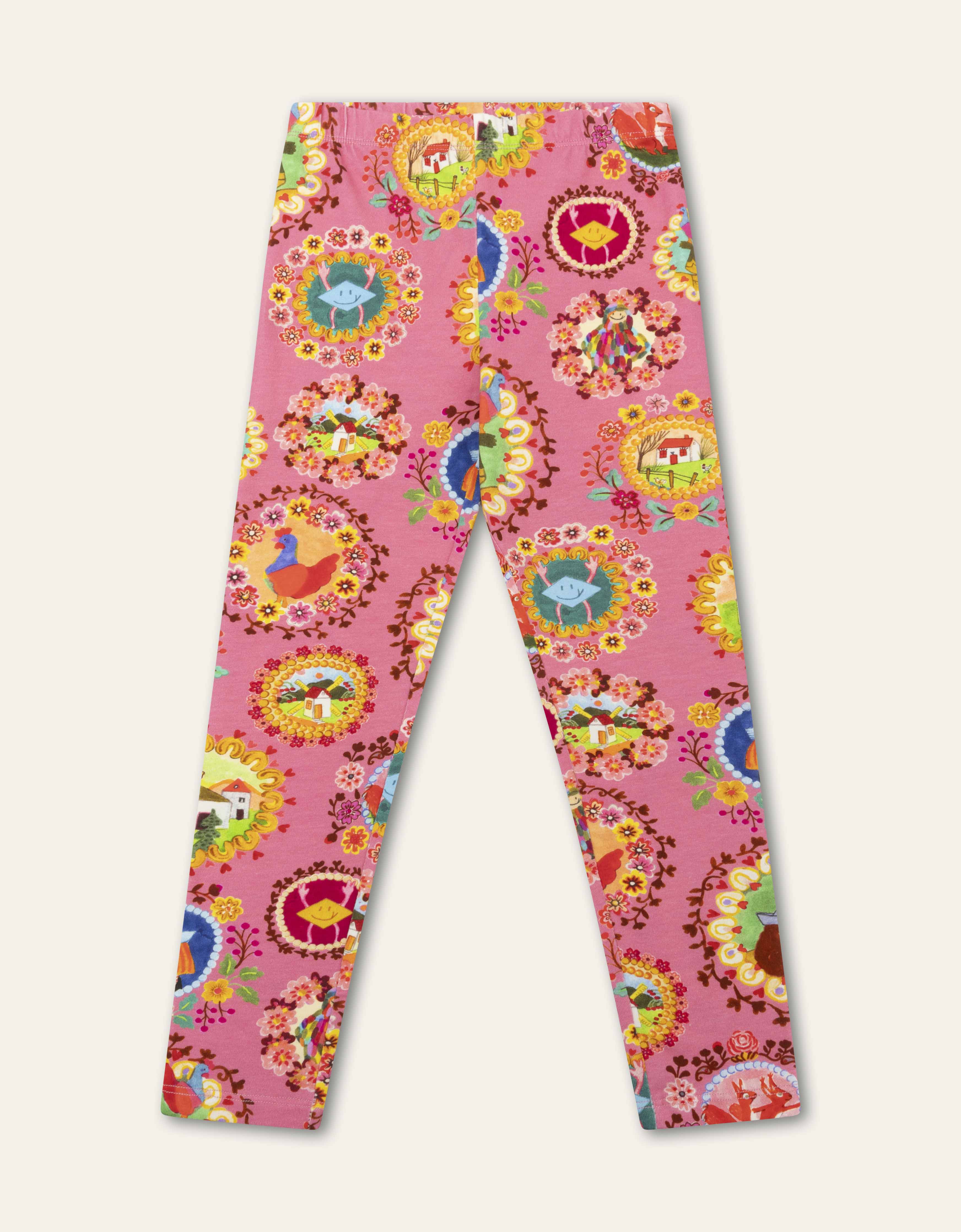 Oilily Girls Chateau Rose Peppy Leggings