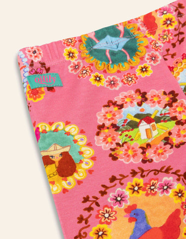 Oilily Girls Chateau Rose Peppy Leggings
