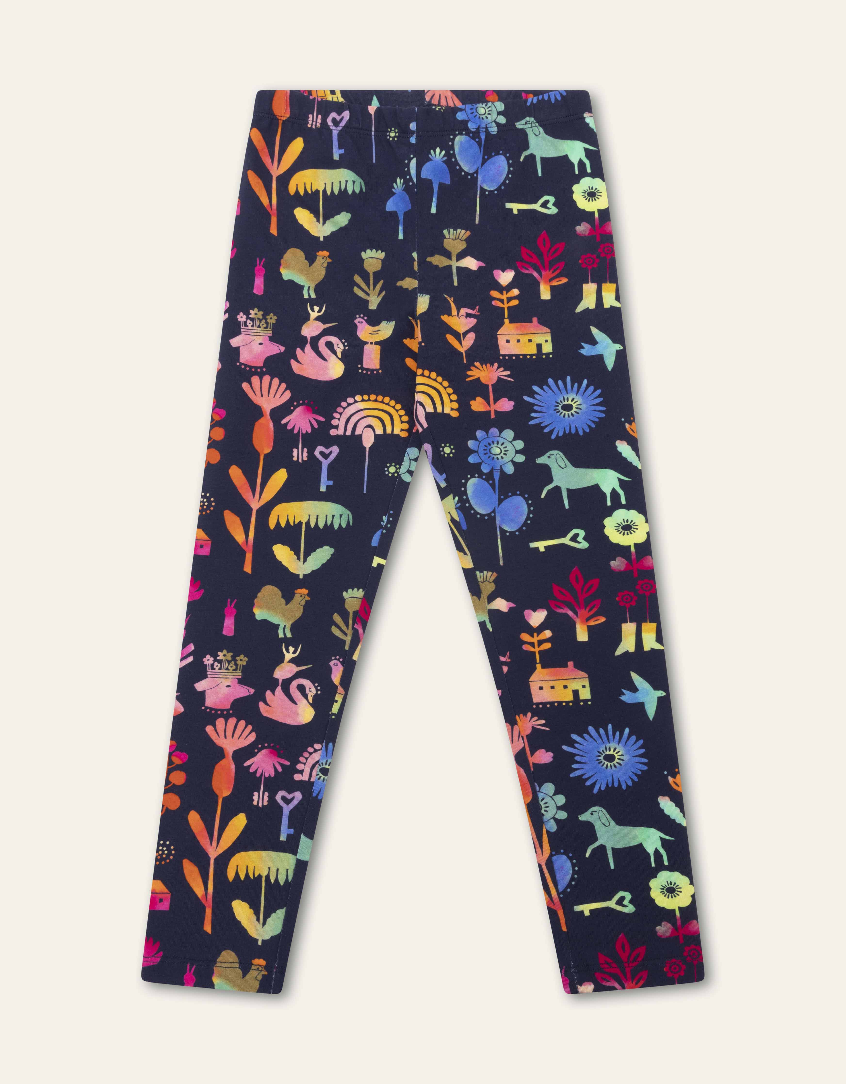 Oilily Girls Patriot Blue Peppy Leggings