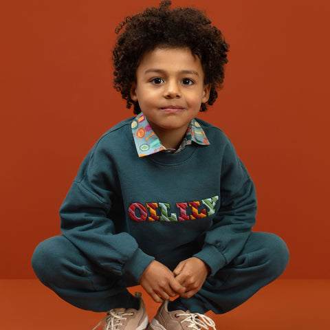 Boys Teal Harvey Logo Tracksuit