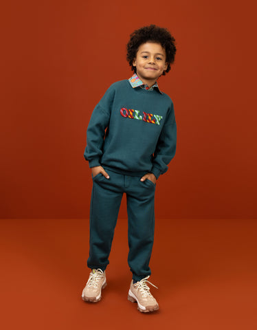 Boys Teal Harvey Logo Tracksuit