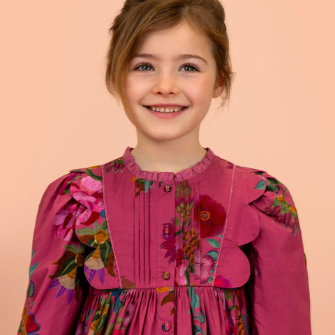 Girls Violet Douce Dress