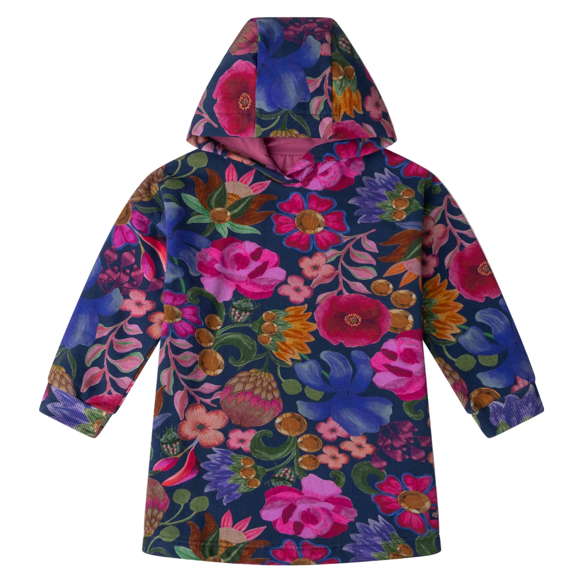 Girls Blue Daizy Sweat Dress