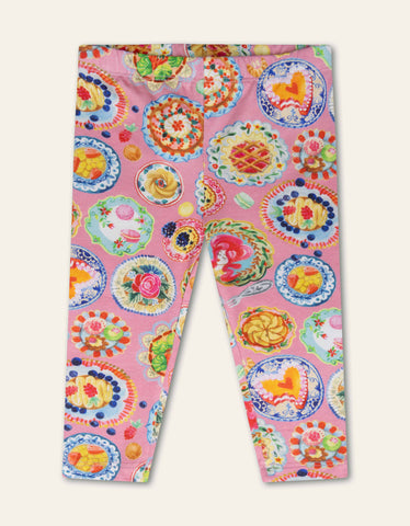 Girls Pink Tempo Cake Legging Set