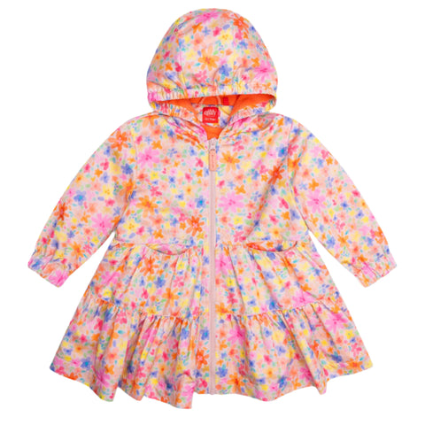 Oilily Girls Orange Cantaloupe Coat