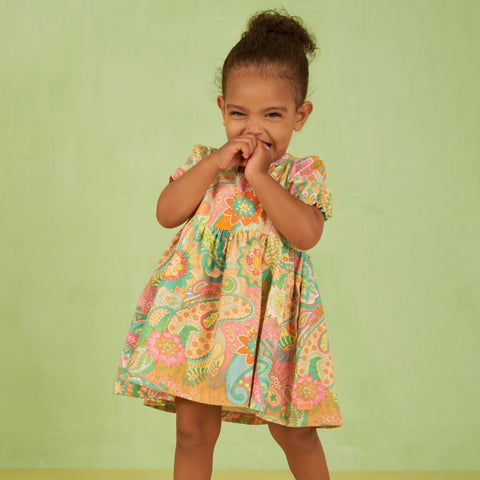 Oilily Girls Pink Dimmy Jersey Dress