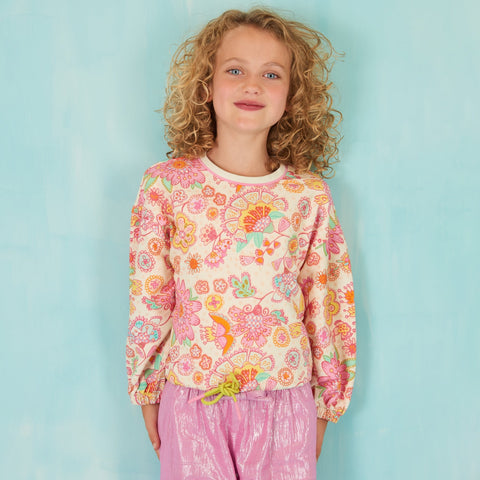 Oilily Girls Pink Hexima Sweater