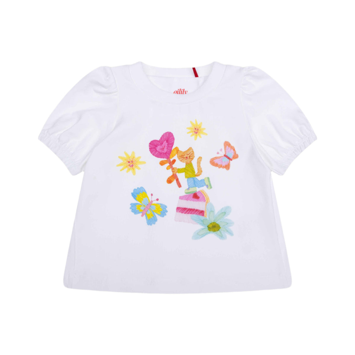 Oilily Girls White T-Shirt