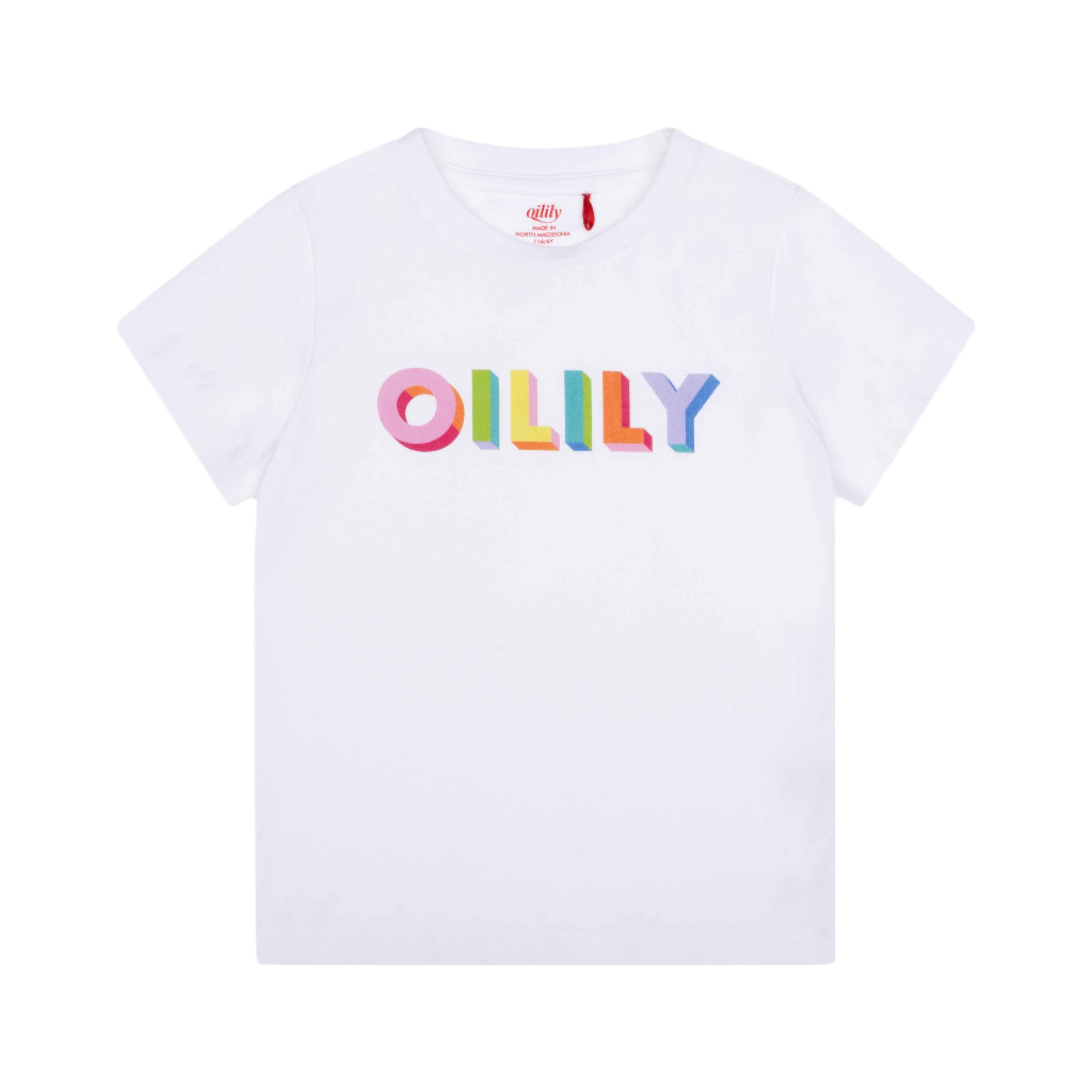 Oilily Girls White Tak T-Shirt