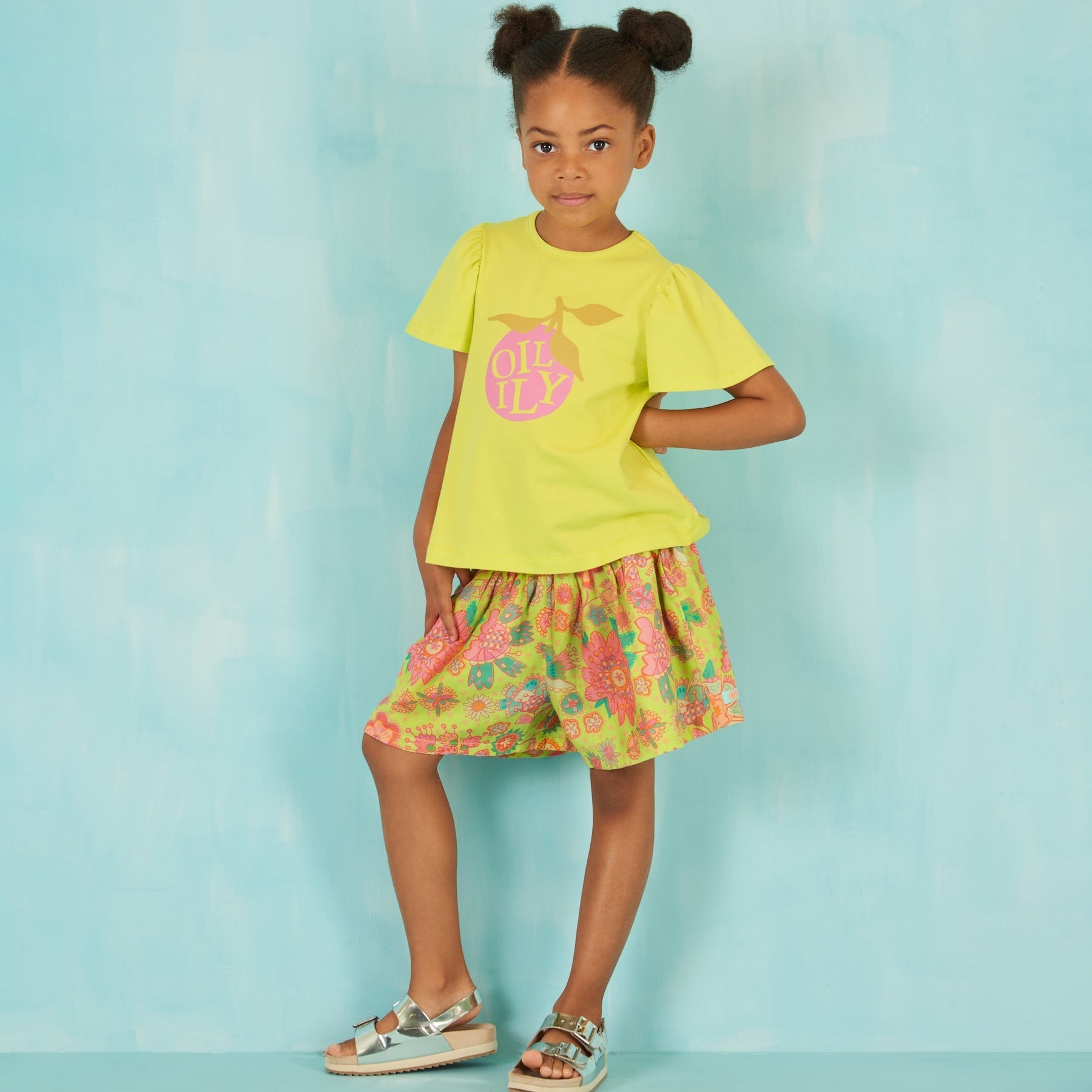 Oilily Girls Yellow Thrive T-Shirt