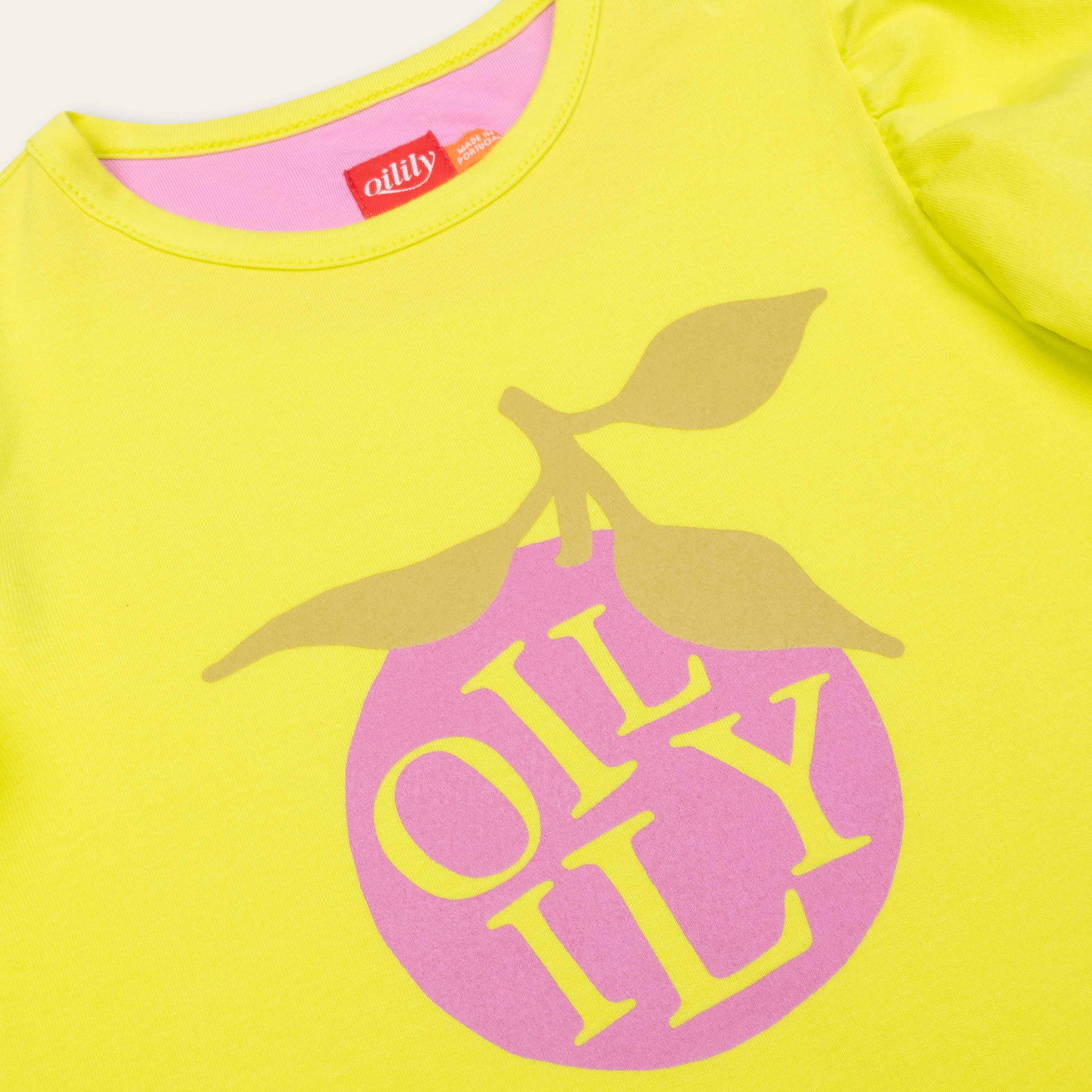 Oilily Girls Yellow Thrive T-Shirt