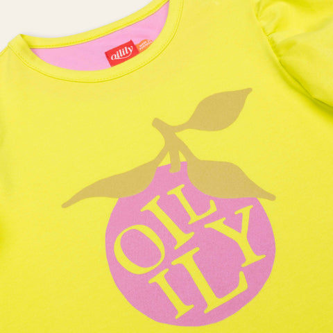 Oilily Girls Yellow Thrive T-Shirt