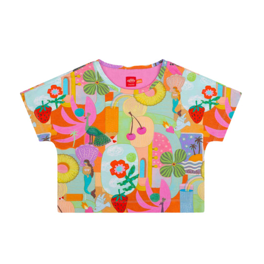 Girls Colourful Tipp T-Shirt