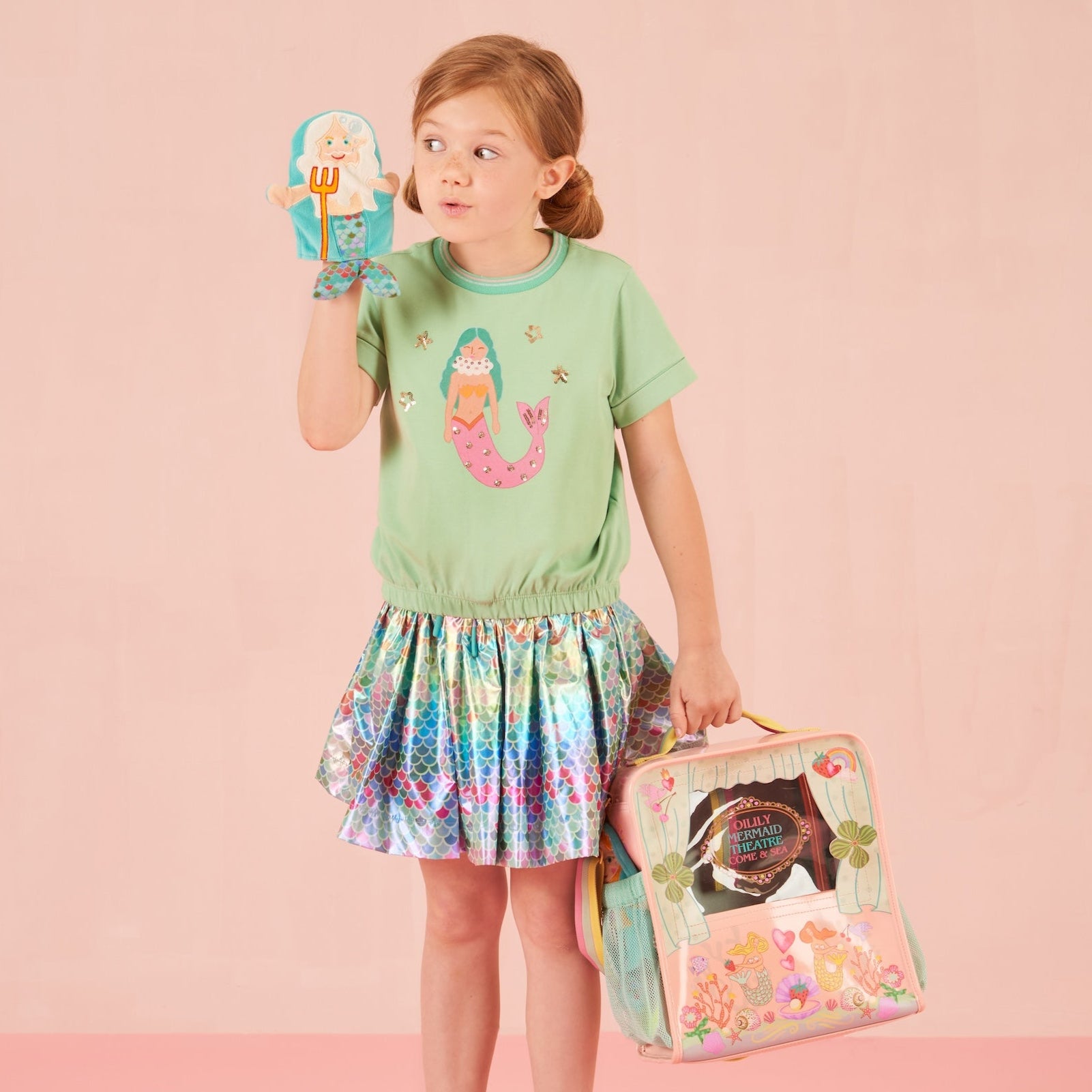 Oilily Girls Green Mermaid T-Shirt