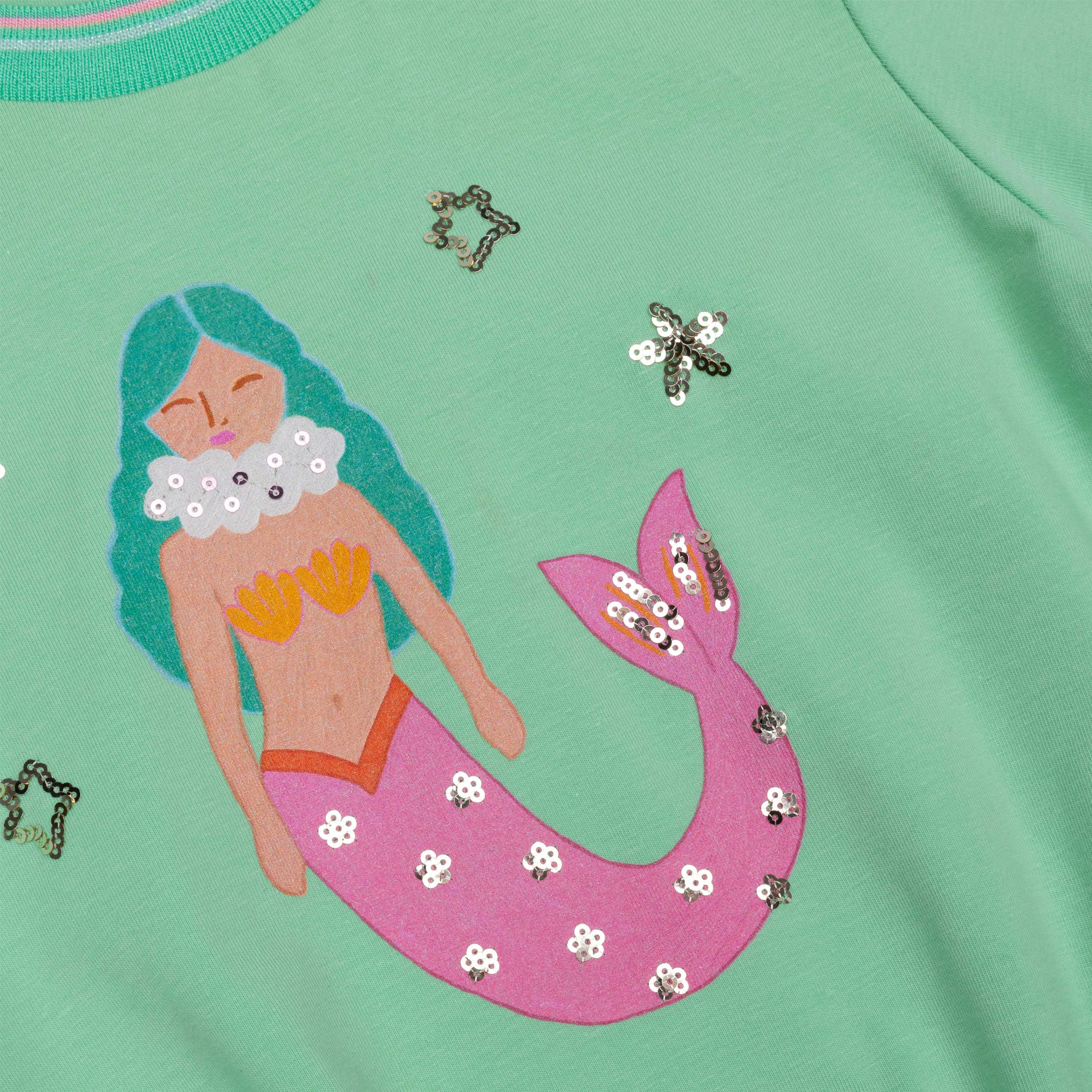 Oilily Girls Green Mermaid T-Shirt