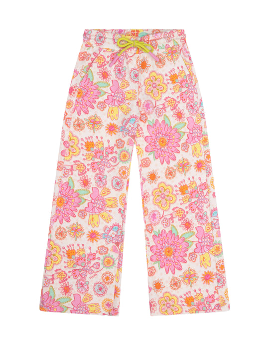 Girls Pink Prom Trousers