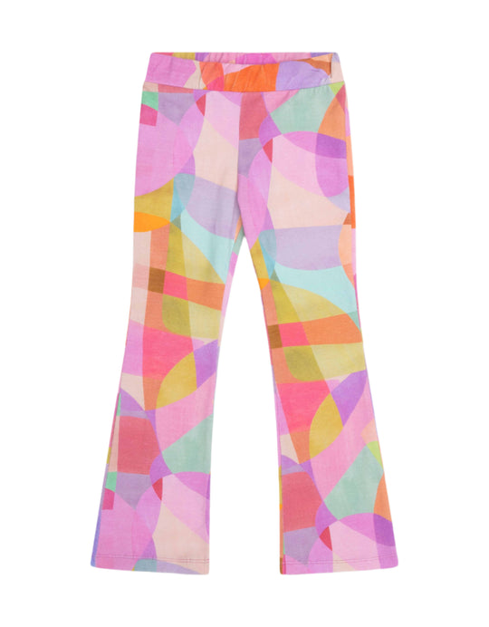 Girls Pink Peace Trousers