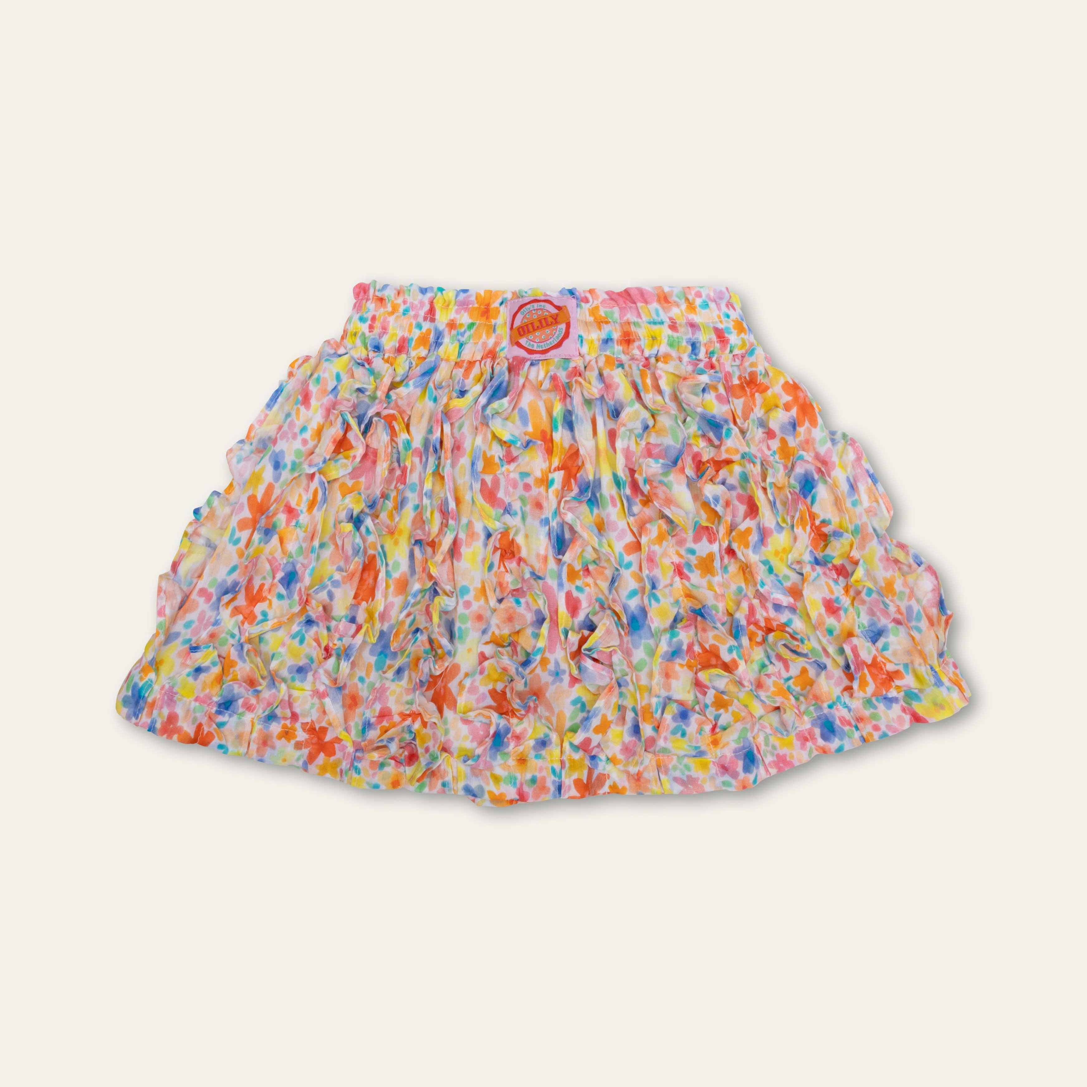 Oilily Girls Green Floral Skirt