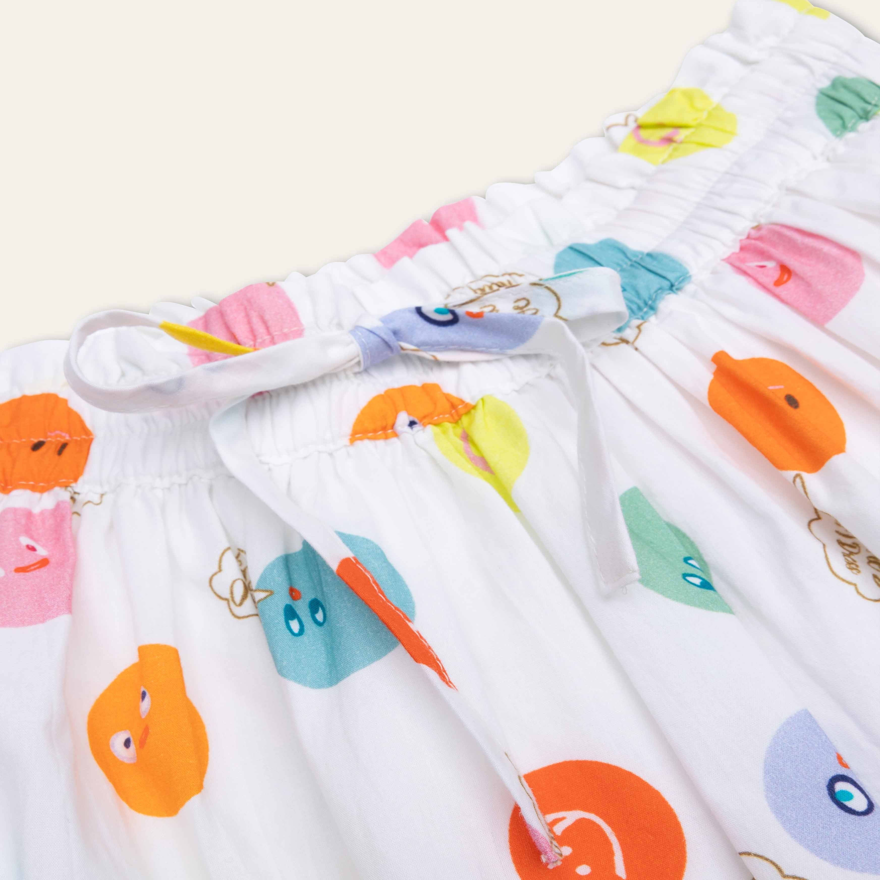 Oilily Girls White Spot Skirt