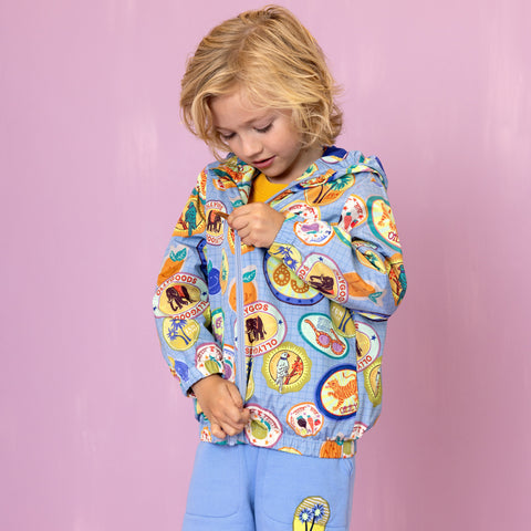 Oilily Boys Blue Fog Coat
