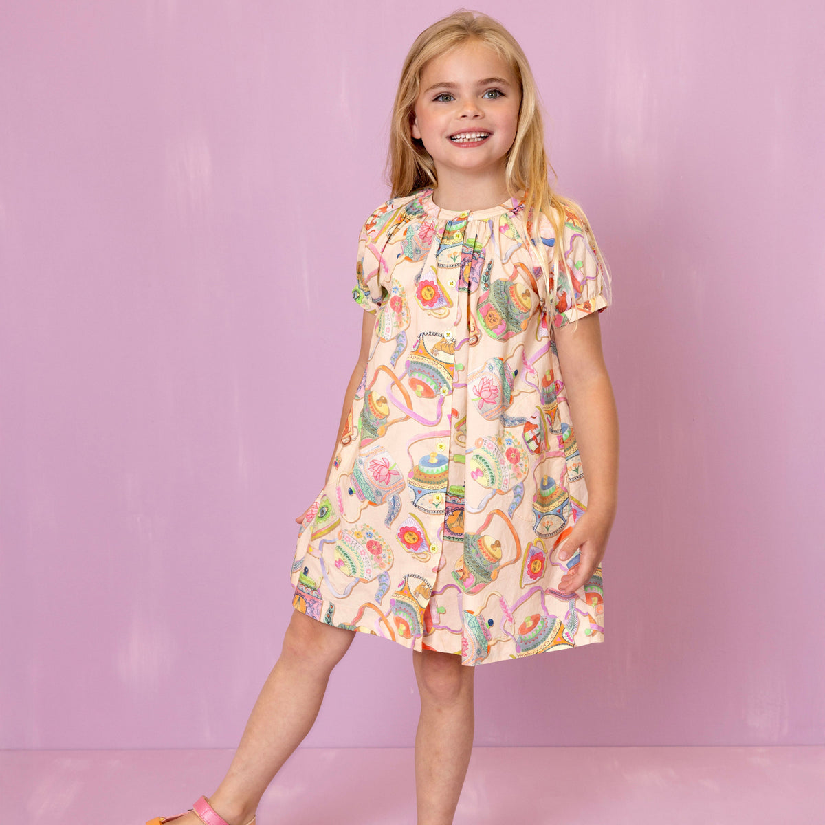 Oilily Girls Shifting Sand Dress