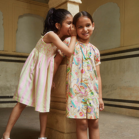 Oilily Girls Shifting Sand Dress