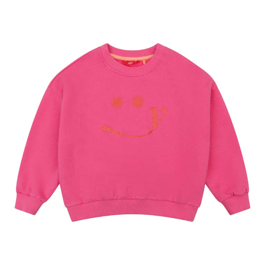 Girls Candy Pink Hoki Sweater