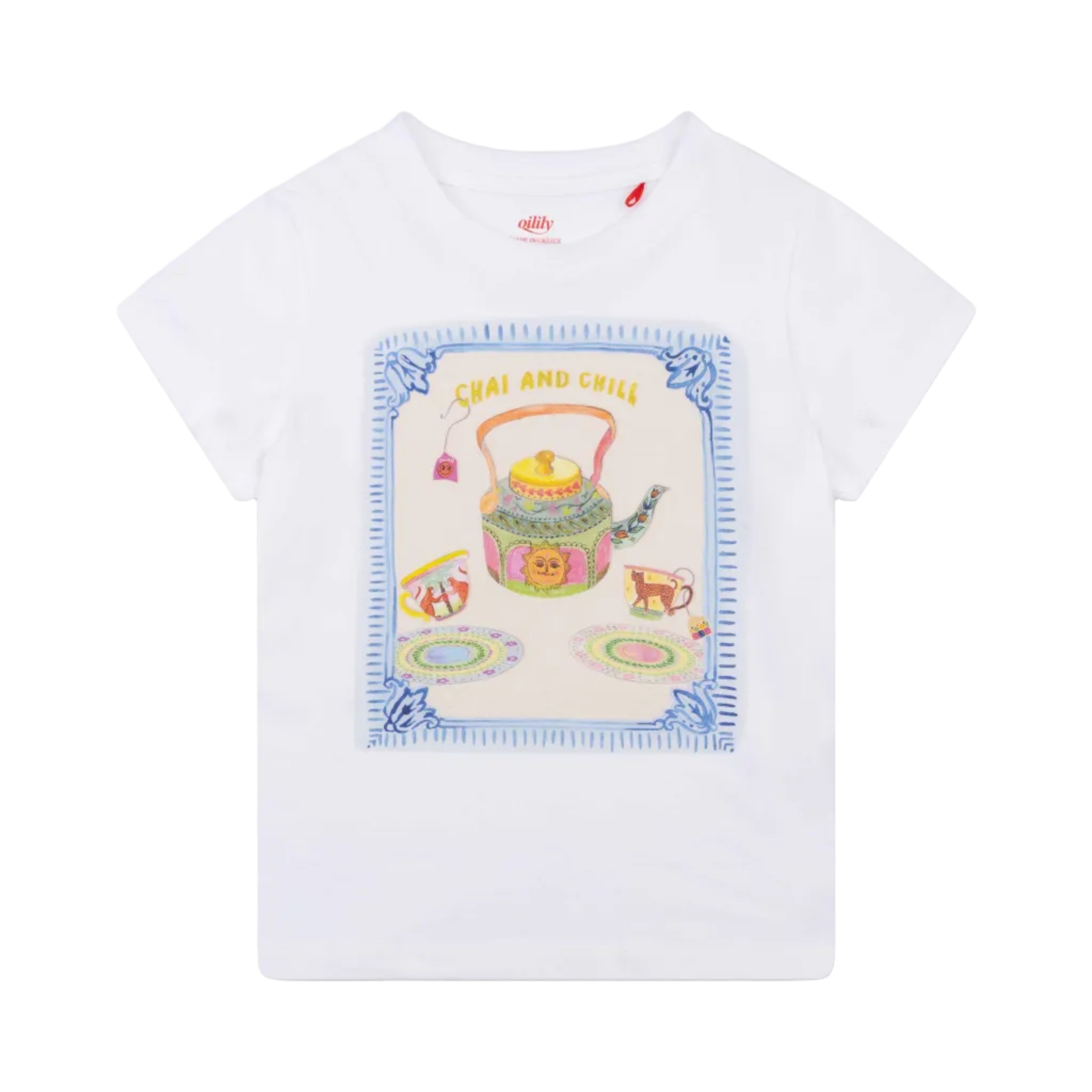 Oilily Girls Bright White Tak T-Shirt