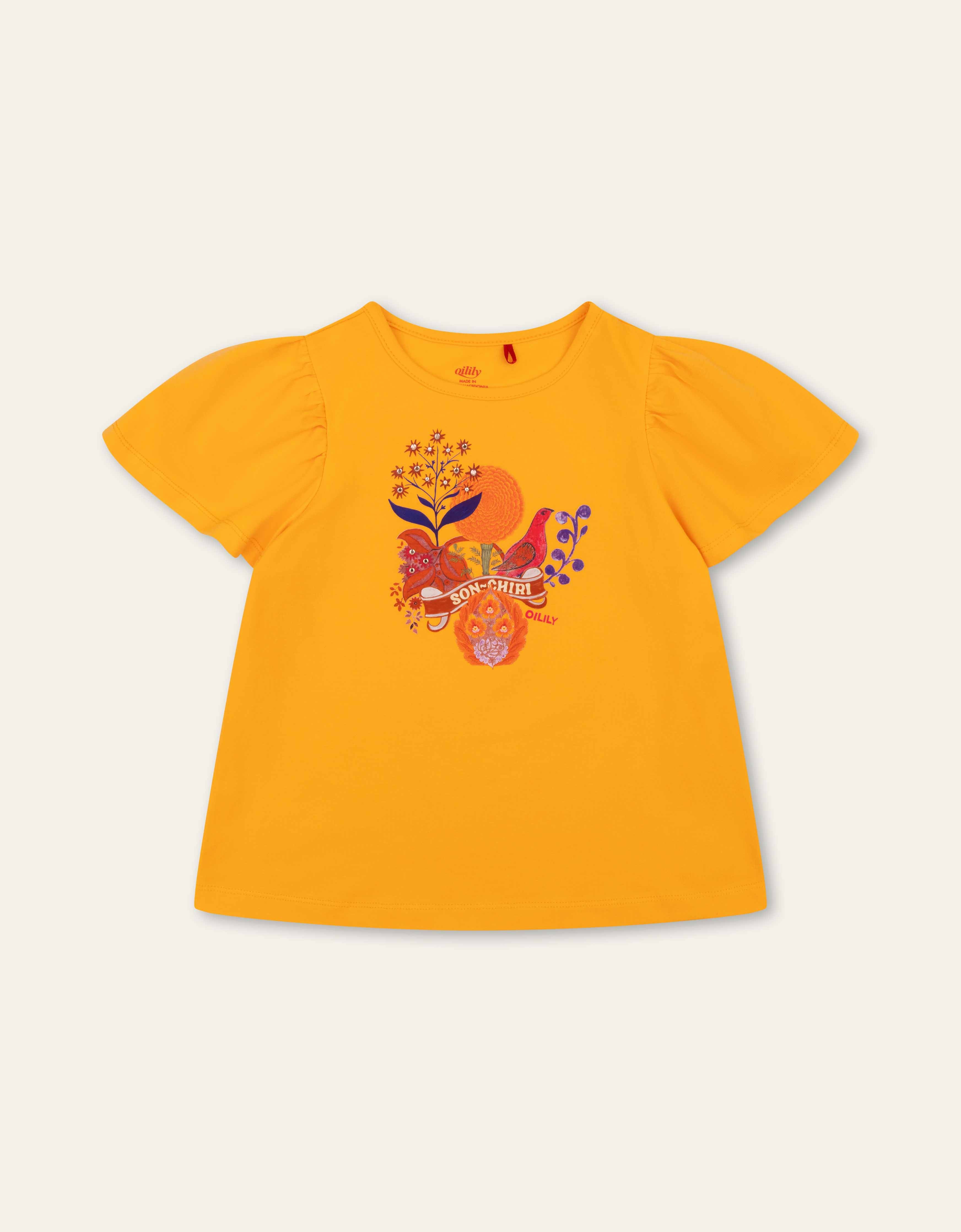 Oilily Girls Blazing Orange Short Set