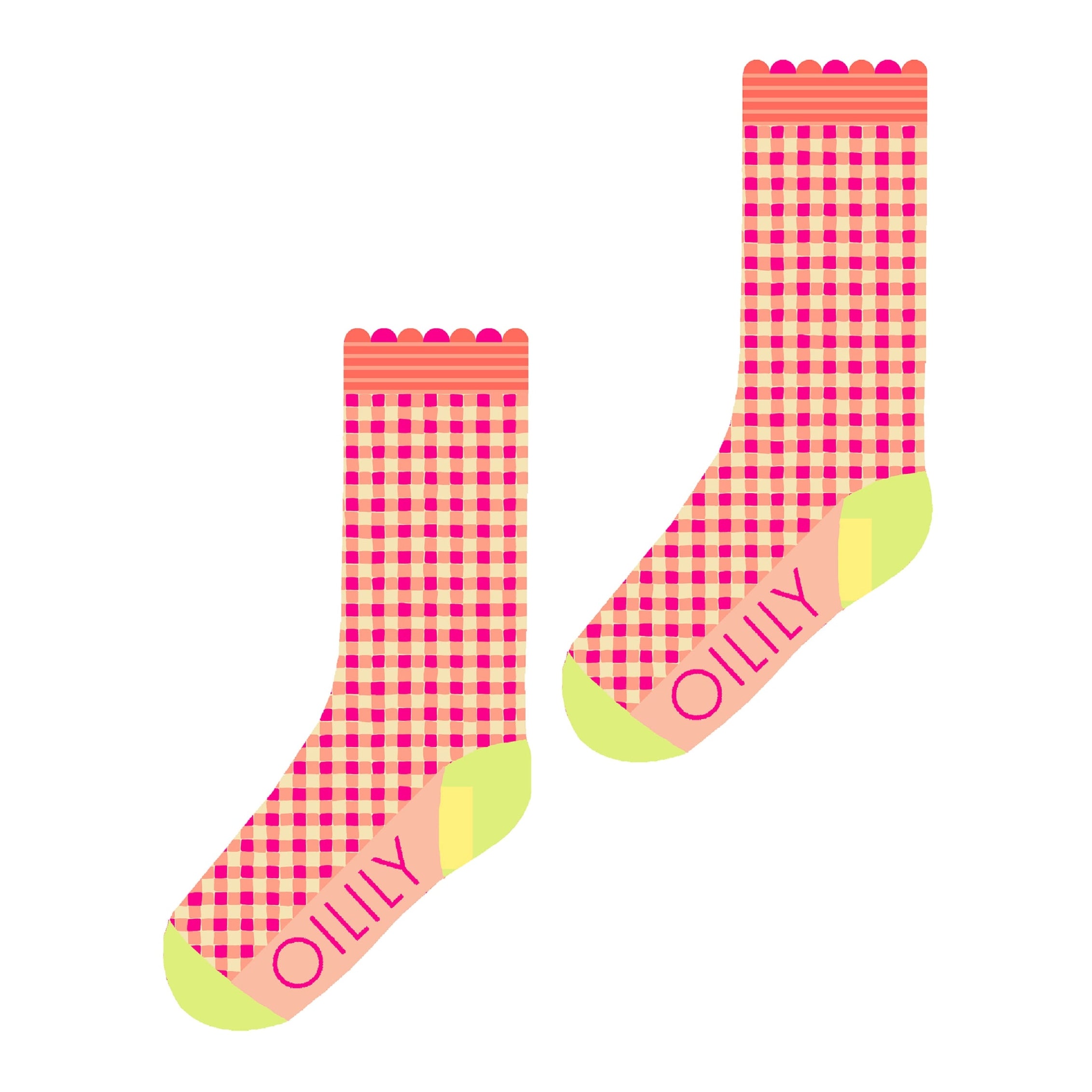 Oilily Girls Pink Glo Socks