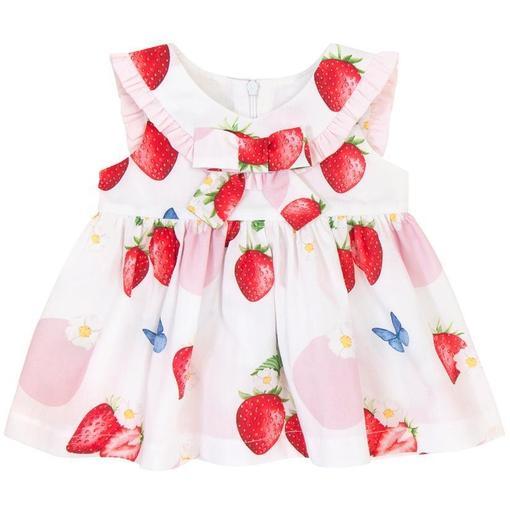 Balloon Chic Baby Girls Strawberry Bloomer Set