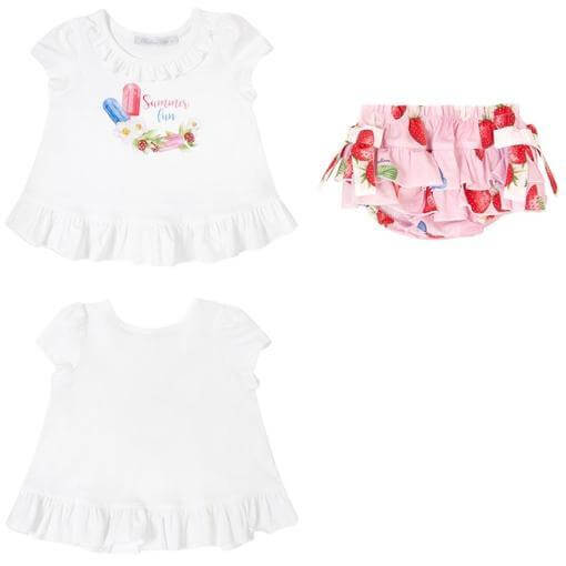 Balloon Chic Baby Girls T-Shirt & Bloomers set