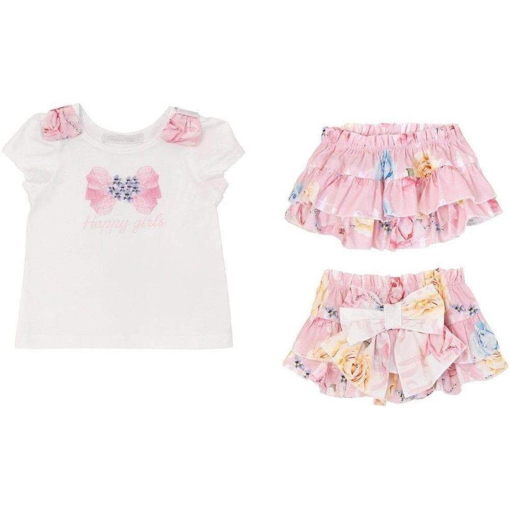 Balloon Chic Girls T-Shirt & Skirt Set